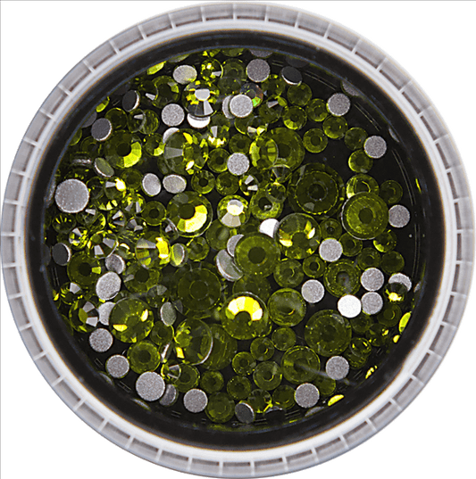 STRASS GREEN OLIVE N.10 - ST10