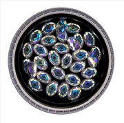 PIEDRAS DECORATIVAS - CRISTAL OVALADO ARCOÍRIS N.° 4 - DPD4