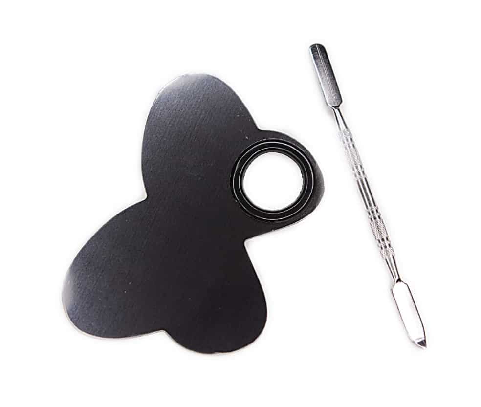 PALETA METÁLICA BORBOLETA + ESPÁTULA - KIT