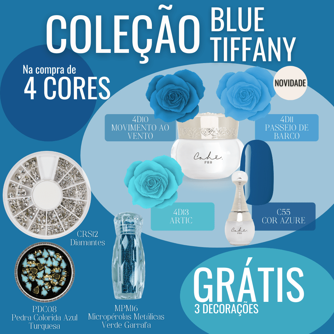 Coleção 4D - Blue Tiffanny