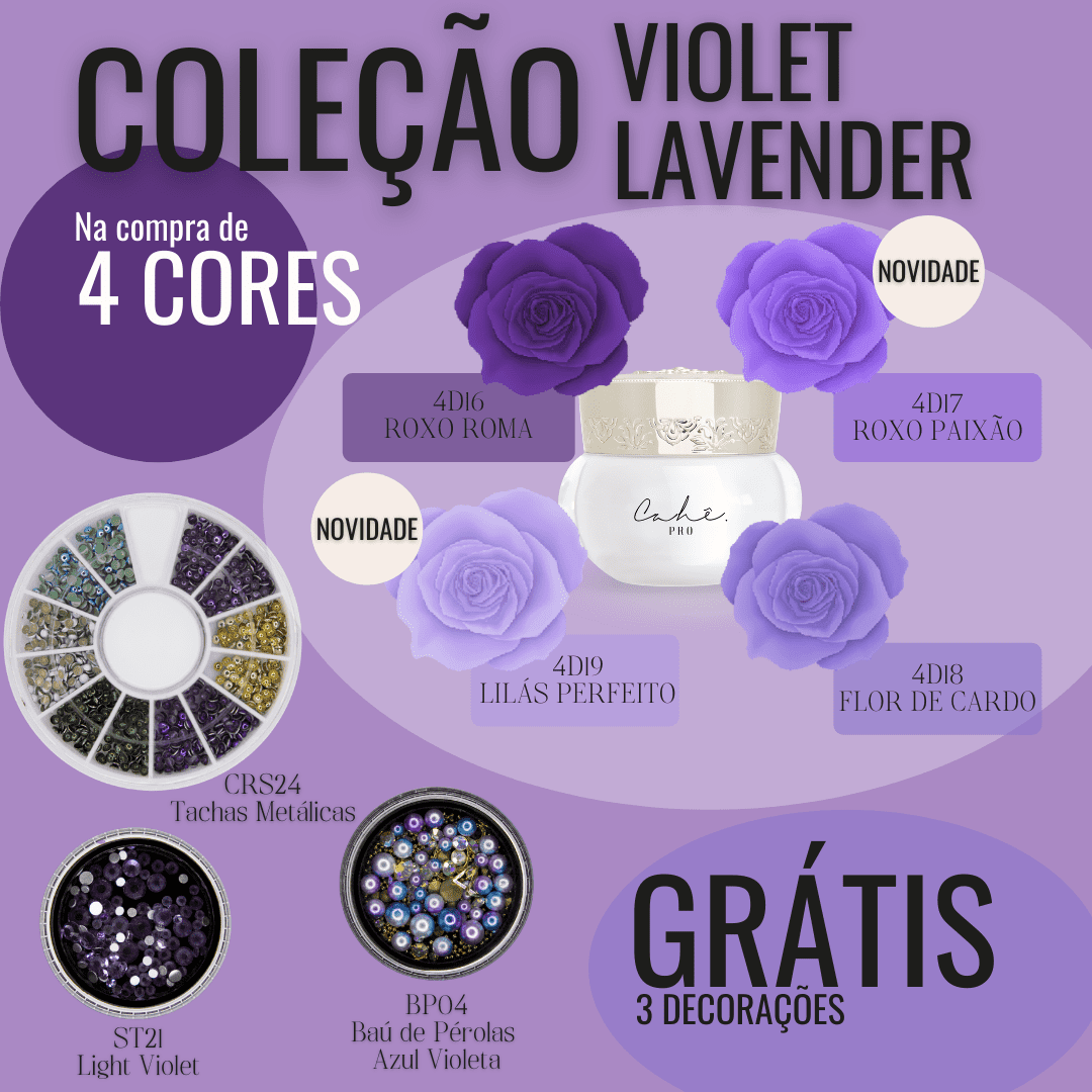 Coleção 4D - Violet Lavender
