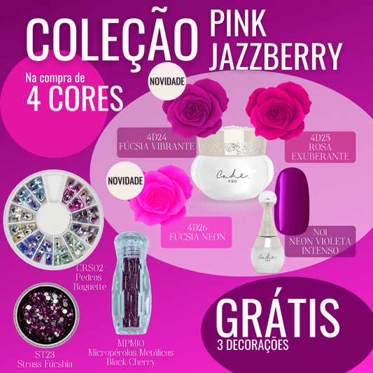 Coleção 4D - Pink Jazzberry