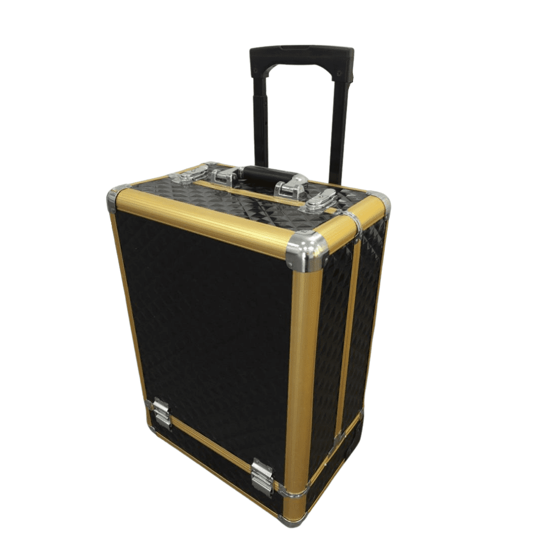 TROLEY PROFISSIONAL - PRETO/DOURADO