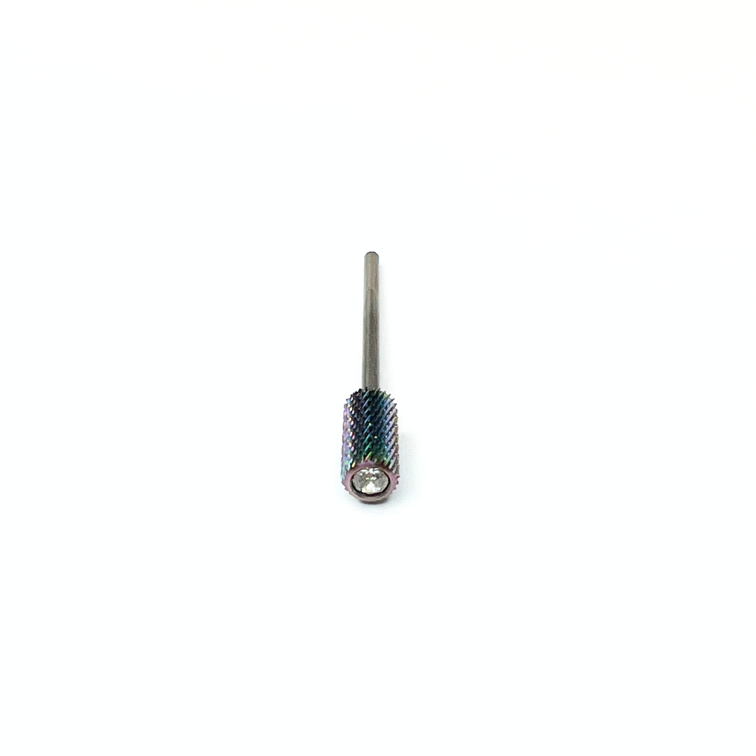 CARBIDE DE POLIMENTO, FORMATO CILINDRICO, TUNGESTENIO, COM PEDRA PRECIOSA, RAINBOW - C