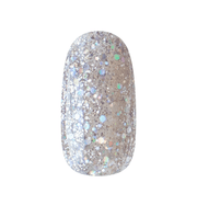 FG3 - COLOR ARCOÍRIS PLATEADO CON BRILLO COMPLETO 8 ml
