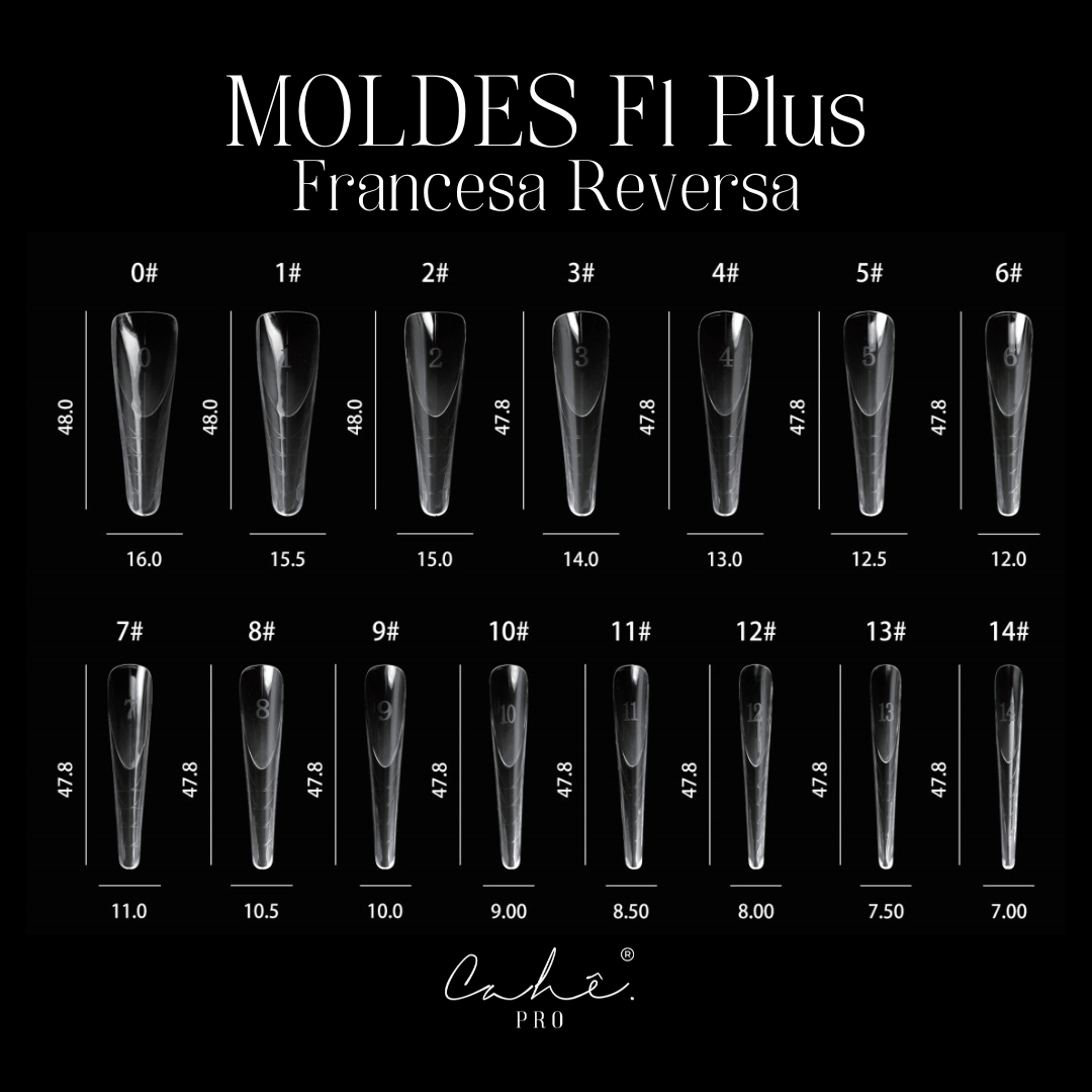 CAIXA MOLDES F1 - FRANCESA REVERSA - 150PCS