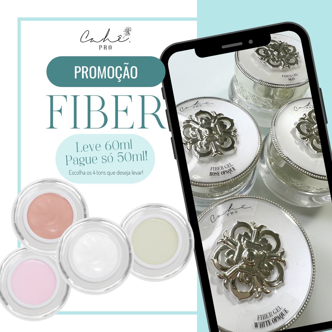 PROMOÇÃO FIBER 50ML - LEVE 60ML