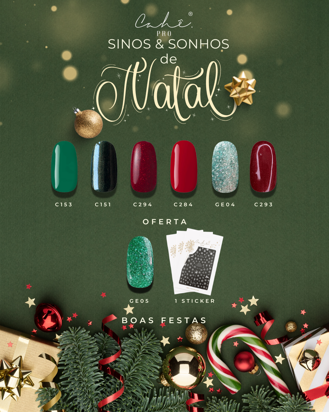 COLEÇÃO SINOS E SONHOS DE NATAL